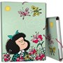Grafoplás | Classeur 3 rabats | Carton doublé | Couverture rigide | Taille Folio | Collection Design Mafalda Printemps | Certifi