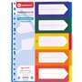 Centauro - Intercalaires de classement 4 anneaux A4 polypropylène