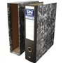 Unipapel Classeur à levier et boîte | Format Folio | Anneaux 65 mm nickelés | Œillet frontal | Coin long | 35 x 29 x 7,5 cm | Ca