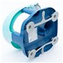 Twinly - Siège de bain pour bébé - Chaise de bain avec dossier - Barre de sécurité à ouverture et 4 grandes ventouses de sécurit