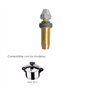 Magefesa - Cono + Husillo Compatible Avec Autocuiseur, Modèle STAR Fabriqué Jusqu'en 2012, 09REMECONHU, 8414244995060