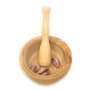 Mortier bois diamètre 13 cm Avec Pilon 16 cm cuisine