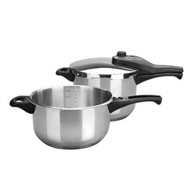 LACOR Lot de 2 autocuiseurs