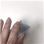 Porte-étiquettes Autocollants Blancs 30 mm x 100 mm, 100 Pièces de Porte-prix Individuels Autocollants 100 mm, Affiches de Prix,