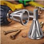 BETOY 2 pcs Externe d'ébavurage Outil à chanfreiner –Enlever Bavure Acier Inoxydable, Deburring External Chamfer Tool pour Les F