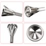 BETOY 2 pcs Externe d'ébavurage Outil à chanfreiner –Enlever Bavure Acier Inoxydable, Deburring External Chamfer Tool pour Les F