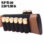 Gexgune Chasse Fesses Foncé Noir Jauge 12 Jauge Tactique Chasse Fesses Fusil Cartouche Shell Titulaire Airsoft Fusil Fesses