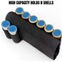 Gexgune Chasse Fesses Foncé Noir Jauge 12 Jauge Tactique Chasse Fesses Fusil Cartouche Shell Titulaire Airsoft Fusil Fesses