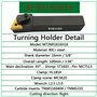 Porte-outils de tournage en carbure indexable MTJNR1616H16 + tour métallique avec barre d'alésage interne S16Q-MTJNR16 + inserts