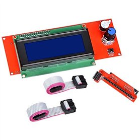 ICQUANZX 2004Module de contrôleur d'affichage intelligent LCD avec adaptateur pour RAMPS 1.4 Kit de contrôleur d'imprimante 3D A