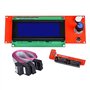 ICQUANZX 2004Module de contrôleur d'affichage intelligent LCD avec adaptateur pour RAMPS 1.4 Kit de contrôleur d'imprimante 3D A