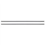 ICQUANZX 2PCs 8mm x 330mm (.315 x 13 pouces) Guide de l'arbre de la tige de mouvement linéaire chromé, trempé - Tolérance métriq