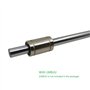 ICQUANZX 2PCs 8mm x 330mm (.315 x 13 pouces) Guide de l'arbre de la tige de mouvement linéaire chromé, trempé - Tolérance métriq