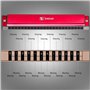 Harmonica Blues en Do Chromatique Orgue Majeur Diatonique avec 24 trous Harp Orgue à bouche avec étui pour Folk Jazz Pop pour ad