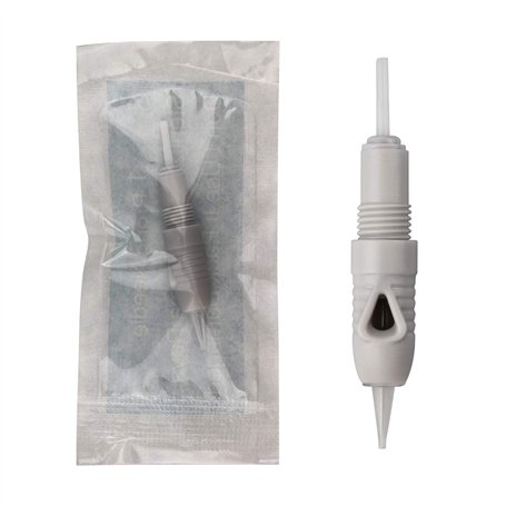 20 pièces Spirale Maquillage Permanent Aiguilles de tatouage Microblading jetables pour Machine Maquillage Permanent 1P/3P/5P/7P