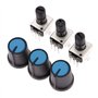 ICQUANZX XR2206 Générateur de signal de fonction haute précision Kit DIY Sine/Triangle/Carré Sortie 1Hz - 1 MHz Amplitude de fré