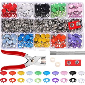 Queta 200PCS attaches pression à œillets