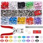 Queta 200PCS attaches pression à œillets