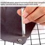 Queta 200PCS attaches pression à œillets, 9.5mm 10 couleurs bouton pression multicolore creux solide bricolage couture artisanat