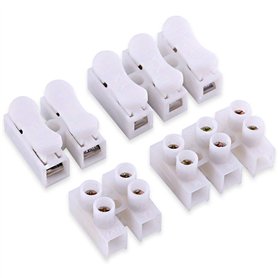 RUNCCI-YUN 60 pcs2P CH2 + 3P CH3 rapide connecteur de fil de câble，CH2 Connecteur Ressort，Bornes de Connexion automatique，Bornie
