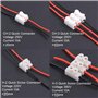 RUNCCI-YUN 60 pcs2P CH2 + 3P CH3 rapide connecteur de fil de câble，CH2 Connecteur Ressort，Bornes de Connexion automatique，Bornie