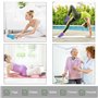 Aoblok 8 paires chaussettes antidérapantes femmes, chaussettes yoga pilates, grip sport chaussettes, tenue de sport fitness femm