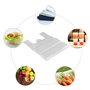 300 Sachets Plastique Transparents de Supermarché L'Emballage Alimentaire Nouveau Matériau Trois Tailles 5,9 * 10,3 Pouces, 7 * 