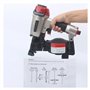 Pistolet agrafeur pneumatique sans huile Pistolet à ongles pneumatique à tir continu CN45A pistolet à ongles pneumatique 10.5Mm 