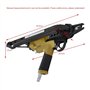 Pistolet agrafeur pneumatique sans huile Pistolet pneumatique de type C SC7E Cloueuse à anneau Agrafeuse à cage Pince à anneau O