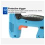 Pistolet agrafeur pneumatique sans huile Pistolet à clous électrique 1800 W Agrafeuse droite électrique portable Pistolet à clou