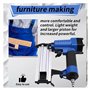 Pistolet agrafeur pneumatique sans huile Agrafeuse pneumatique F50, pistolet à clous, agrafeuse fine, outil for cloueuse de meub