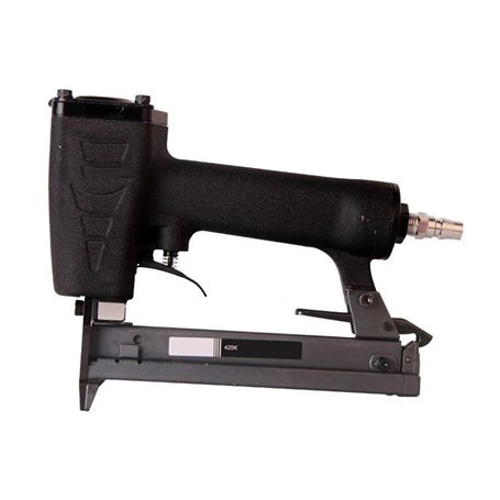 Pistolet agrafeur pneumatique sans huile Pistolet à clous pneumatique 425K Agrafeuse à couronne étroite Outils de travail du boi
