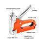 Pistolet agrafeur pneumatique sans huile Kit de pistolet agrafeur 4 en 1 Pistolet à clous en forme de U Pistolet agrafeur robust