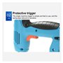 Pistolet agrafeur pneumatique sans huile Pistolet à clous électrique Cloueuse portable Agrafeuse à cadre en bois Décoration de m