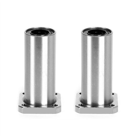 Roulement à billes à gorge profonde en acier chrom 2 pièces LMK16UU allongent la douille d'unité de glissière de roulement linéa