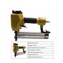 Agrafeuse pneumatique pour tissus d'ameublement Pistolet à ongles pneumatique en acier ST38, 18-38mm, agrafeuse à Air domestique
