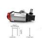 Agrafeuse pneumatique pour tissus d'ameublement Pistolet à clous pneumatique TRS25S Pistolet agrafeuse en forme de U for panneau