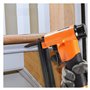 Agrafeuse pneumatique pour tissus d'ameublement Pistolet à clous pneumatique à long bec 22 Gauge KN7116L Pistolet agrafeuse pneu