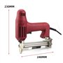 Agrafeuse pneumatique pour tissus d'ameublement F30/422 pistolet à ongles 220V 2 en 1 puissant pistolet à ongles électrique agra