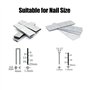 Agrafeuse pneumatique pour tissus d'ameublement F30/422 pistolet à ongles 220V 2 en 1 puissant pistolet à ongles électrique agra