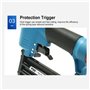 Agrafeuse pneumatique pour tissus d'ameublement Pistolet à ongles électrique F50, agrafeuse de Construction de meubles, pistolet