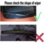 Balais d'essuie-glace avant de voiture compatible avec Dacia Sandero III 2020-2023 Streetway Renault Logan Taliant, accessoires 