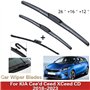 Kit de balais d'essuie-glace avant et arrière pour voiture compatible avec KIA Cee'd Ceed XCeed CD 2018-2023 Pare-brise Pare-bri