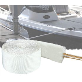 Housse de protection de quai marine – Protection de ligne d'amarrage de bateau robuste pour lignes jusqu'à 2