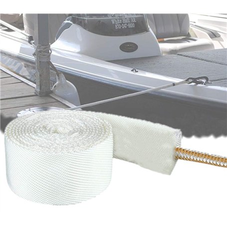 Housse de protection de quai marine – Protection de ligne d'amarrage de bateau robuste pour lignes jusqu'à 2