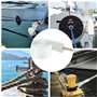 Housse de protection de quai marine – Protection de ligne d'amarrage de bateau robuste pour lignes jusqu'à 2,5 cm, équipement d'