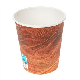 García de Pou 50 Unités - Gobelets Boissons Chaudes 1 Paroi Arizona 180 ml 260 + 18 Pe g/m2