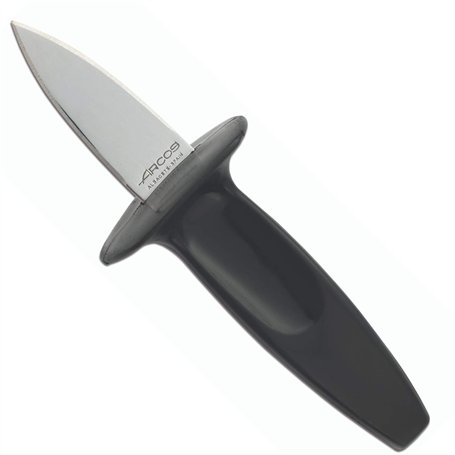 Arcos Ustensiles Professionnels - Couteau à huîtres Ouvre-huîtres - Lame Acier Inoxydable 60 mm - Manche Polypropylène Couleur N