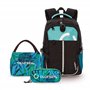 OLUFSENKids - PACK Sac à Dos Enfant BONN + Trousse à Crayons et Stylos KYNÄ + Sac Isotherme Lunch et Snack LUNSJ - Tissu ultra r