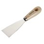 Alyco - Spatule Flexible en acier au carbone avec Manche en Bois